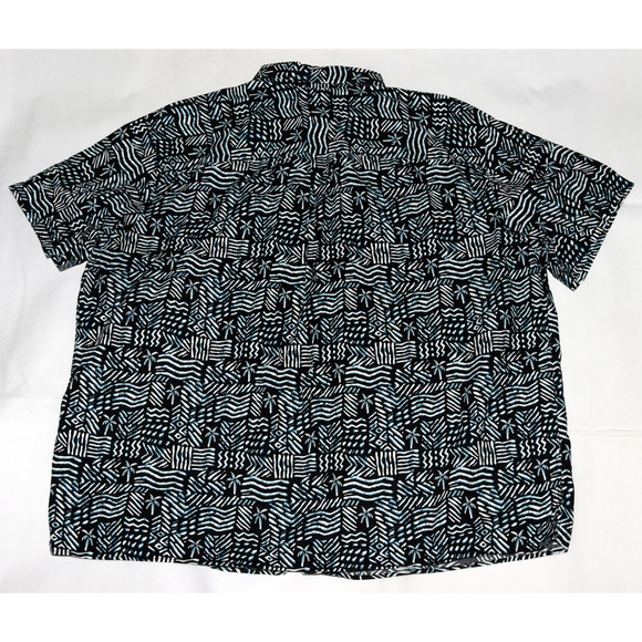 Oak Hill Men's Short Sleeve Button Front Casual Shirt Size 3XL - Picture 3 of 6